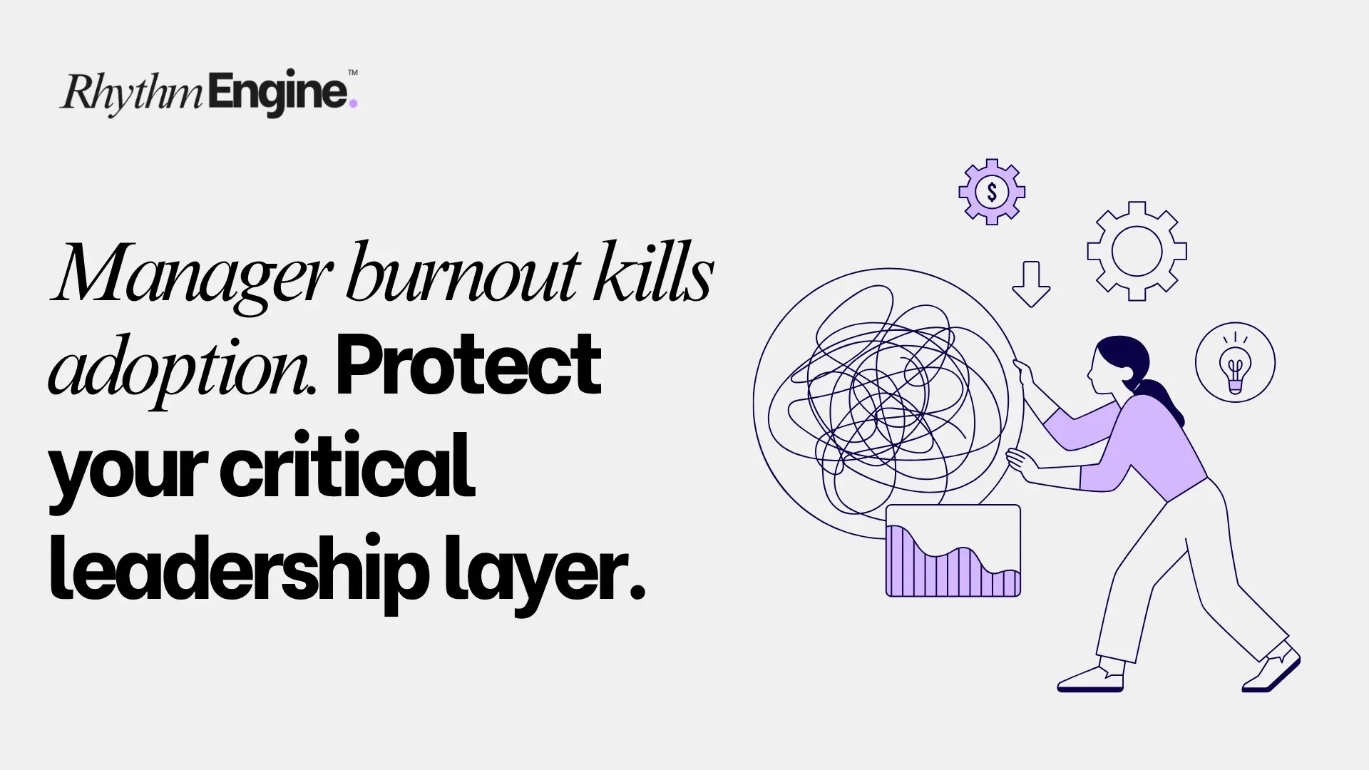 Manager is burnout