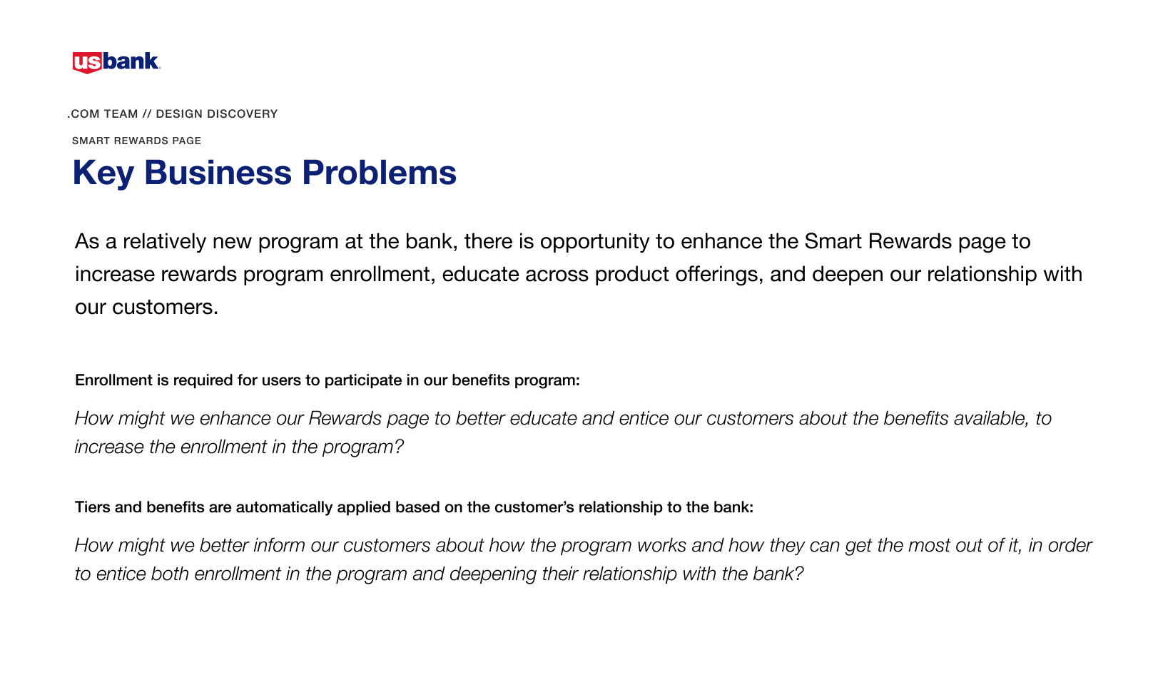 Key Problems