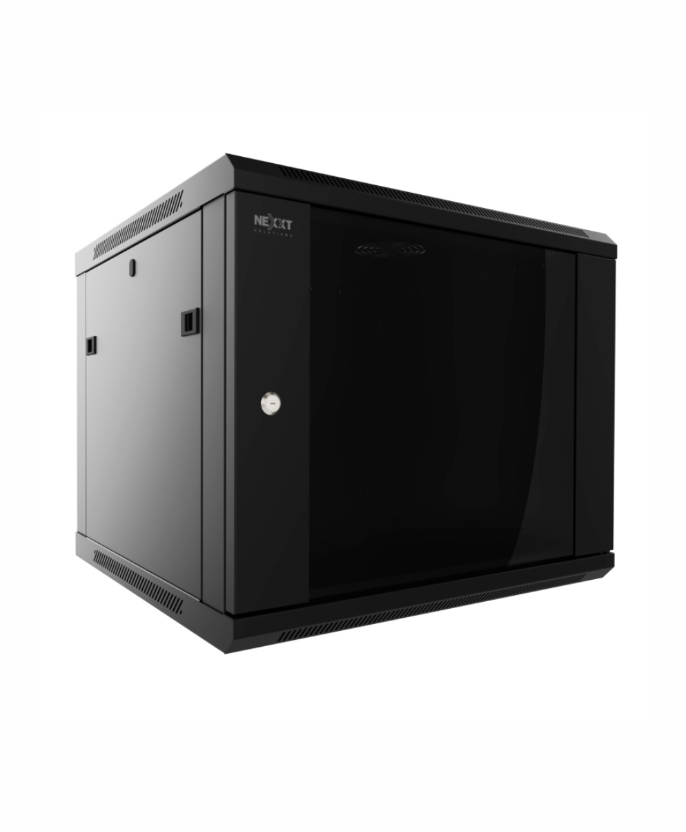 Nexxt NPC-9U65B 9U Wall Pivotable Cabinet, Fully assembled