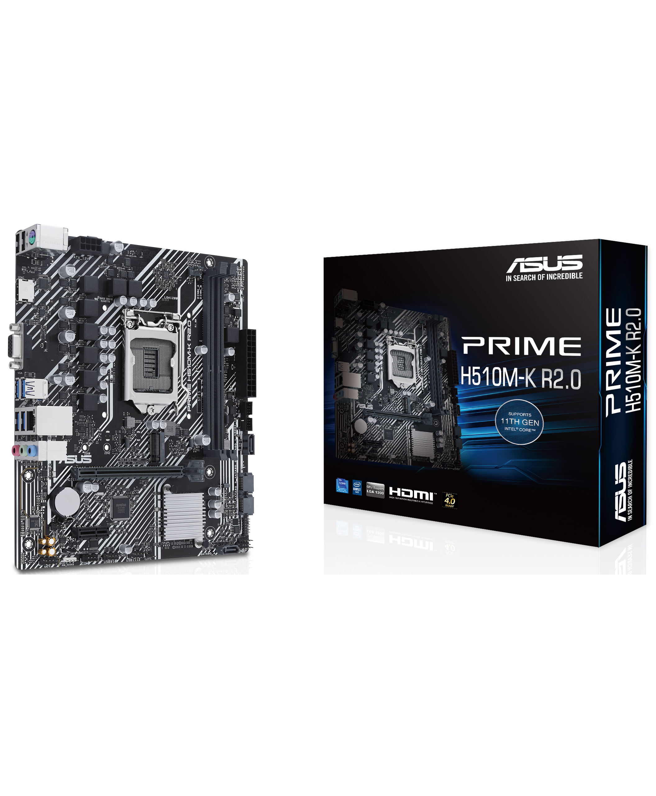 Asus Prime H510M-K R2.0 Intel H470 LGA1200 m-ATX motherboard