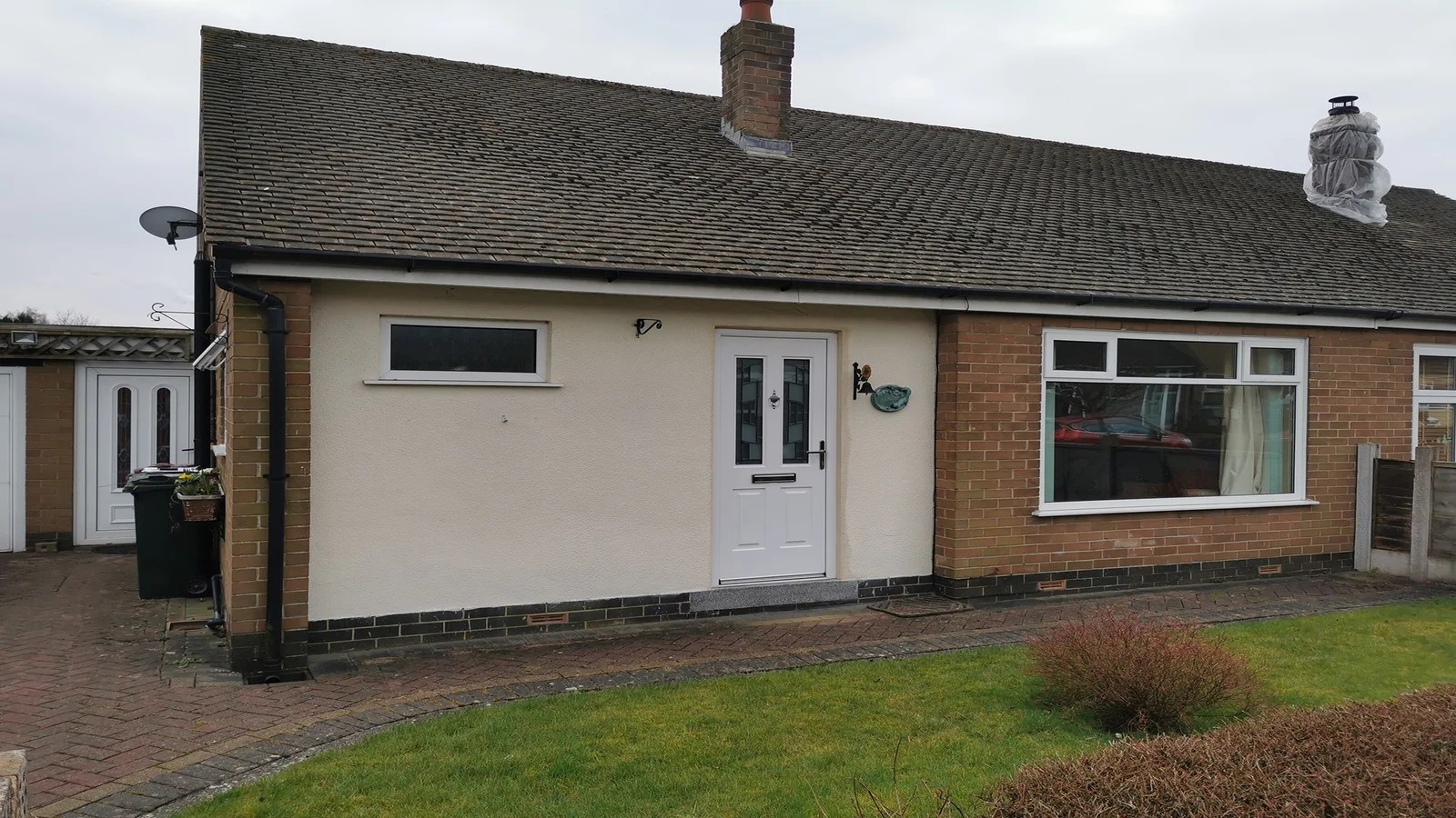 architectural photo of an extension to a house in west bradford