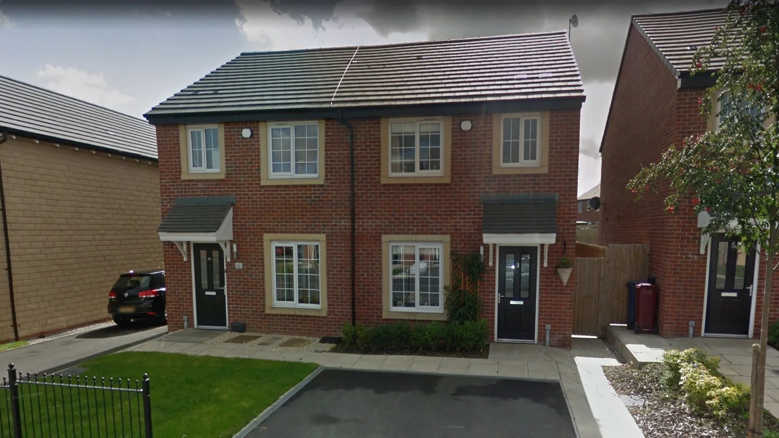 architecture photo of the front of a house extension in clitheroe