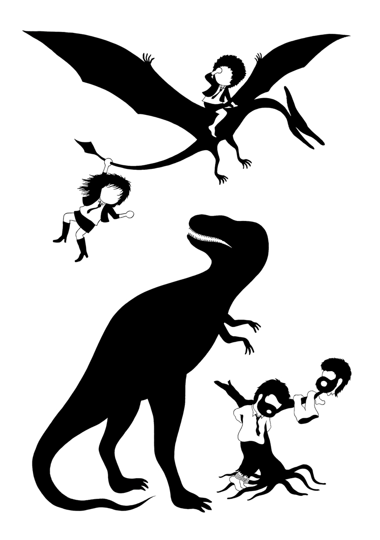 Jurasik trouble (Poster 100x70 cm)