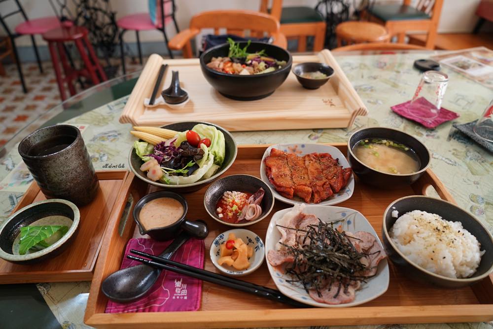 埔里美食 樂川茶食 日式鄉村烤雞腿排定食 藥膳排骨湯 冬季酥皮杏仁茶熱呼呼上市