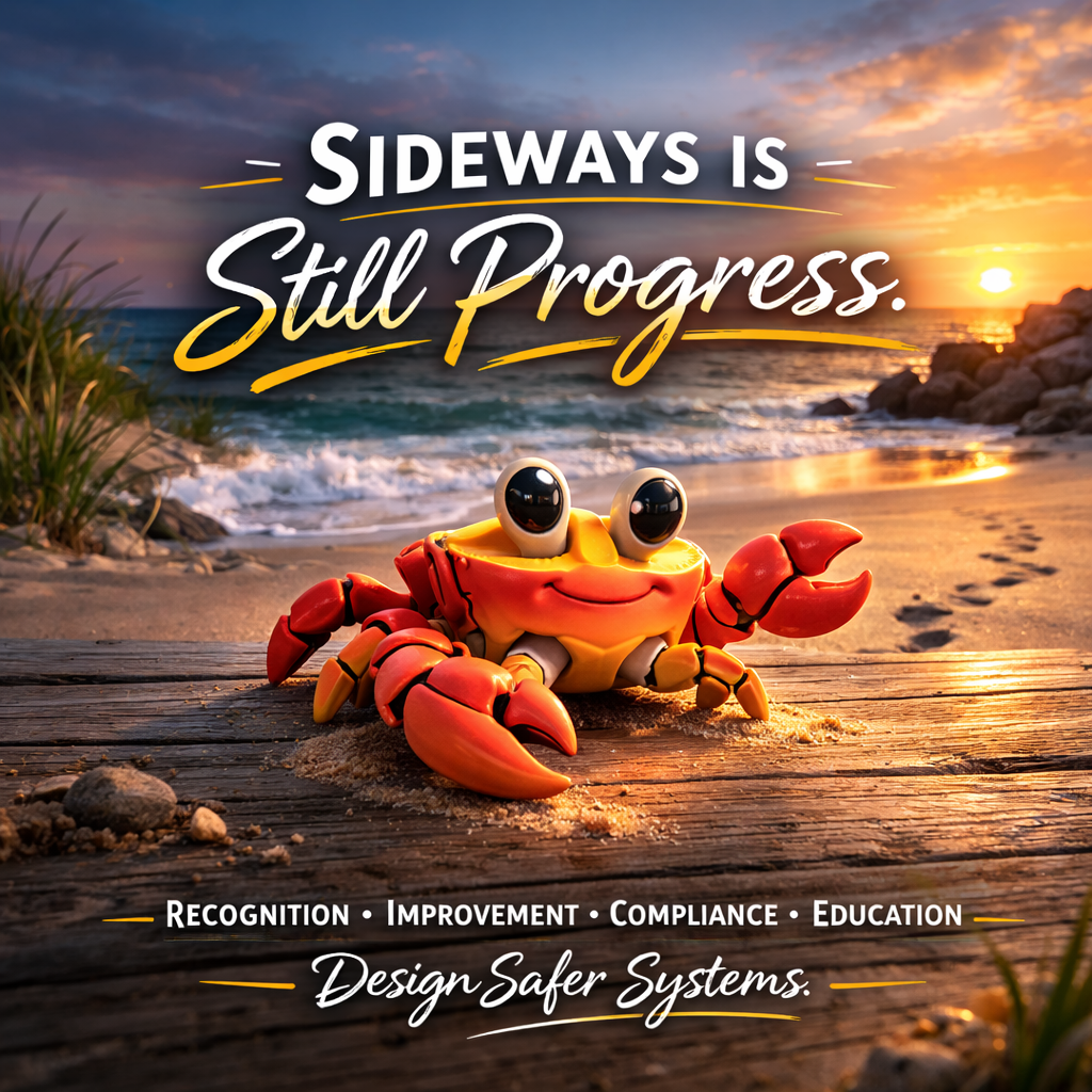 🦀 Sideways is Still Progress
