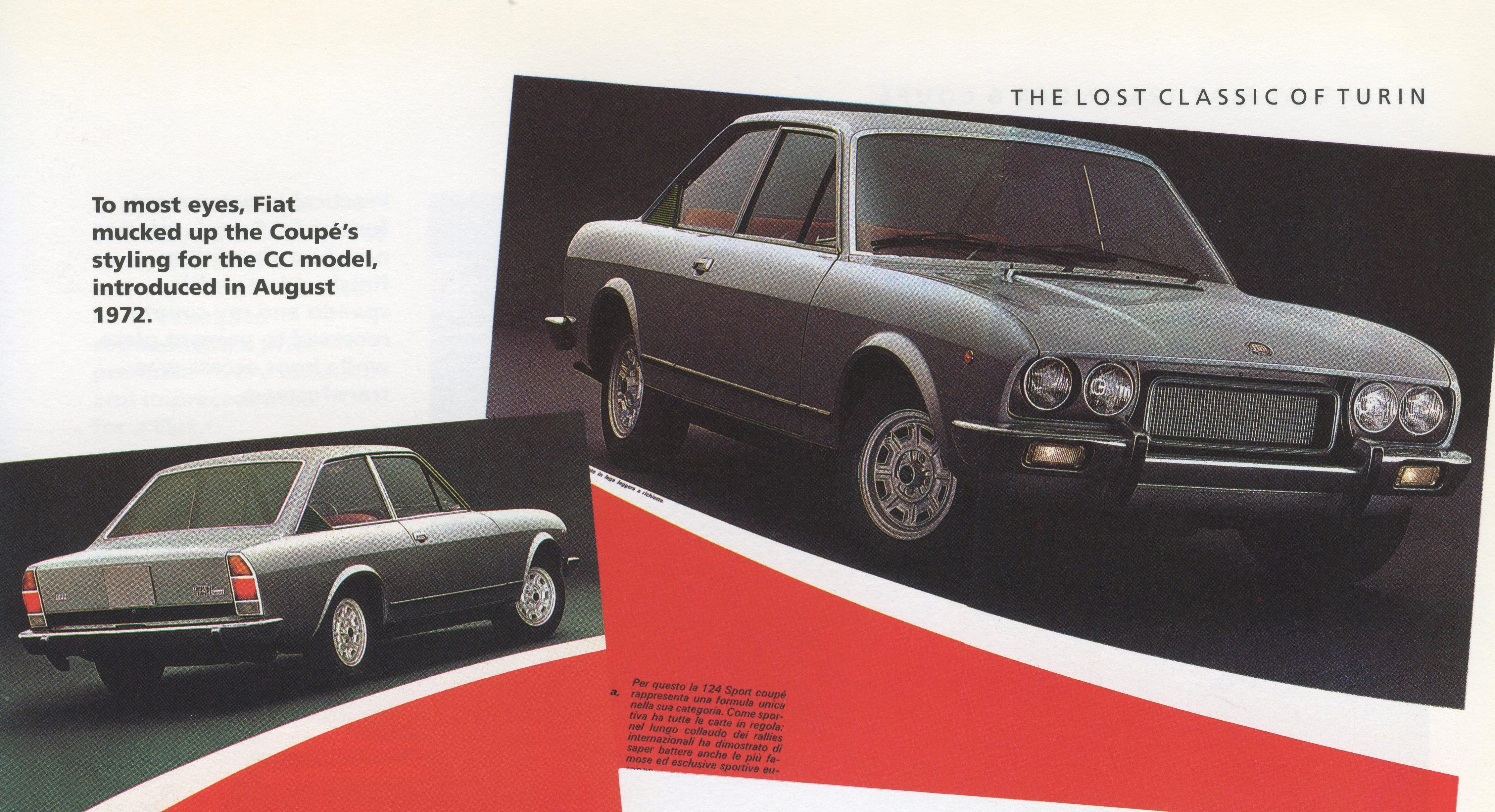The Fiat 124 Sport Coupe: An Abbreviated History | richardscarblog