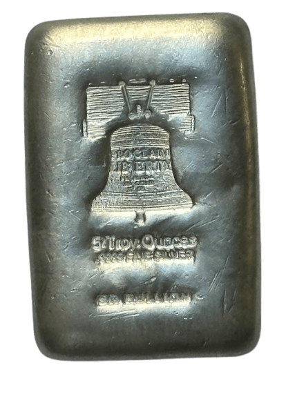 5 oz Proclaim Liberty Silver Bar (Poured)