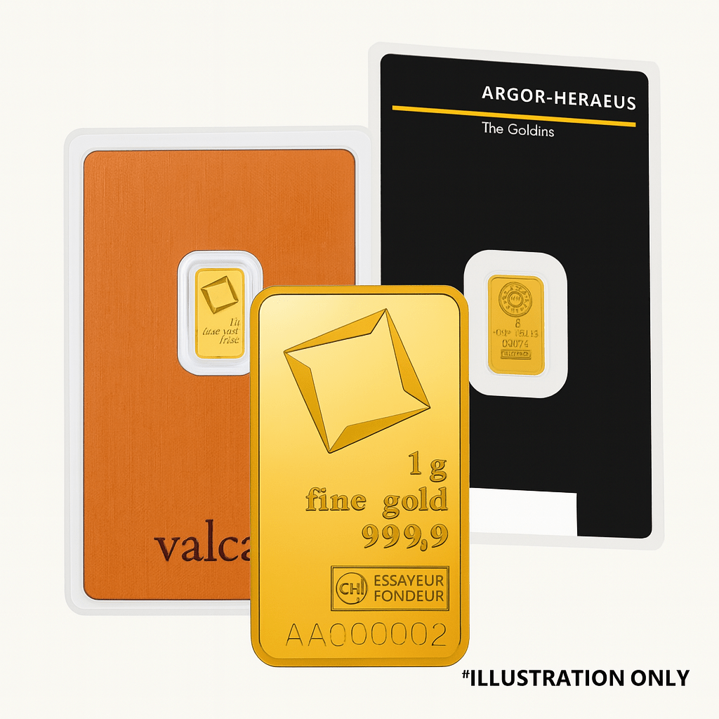 1-gram Gold Bar .9999 Fine (Secondary Market)
