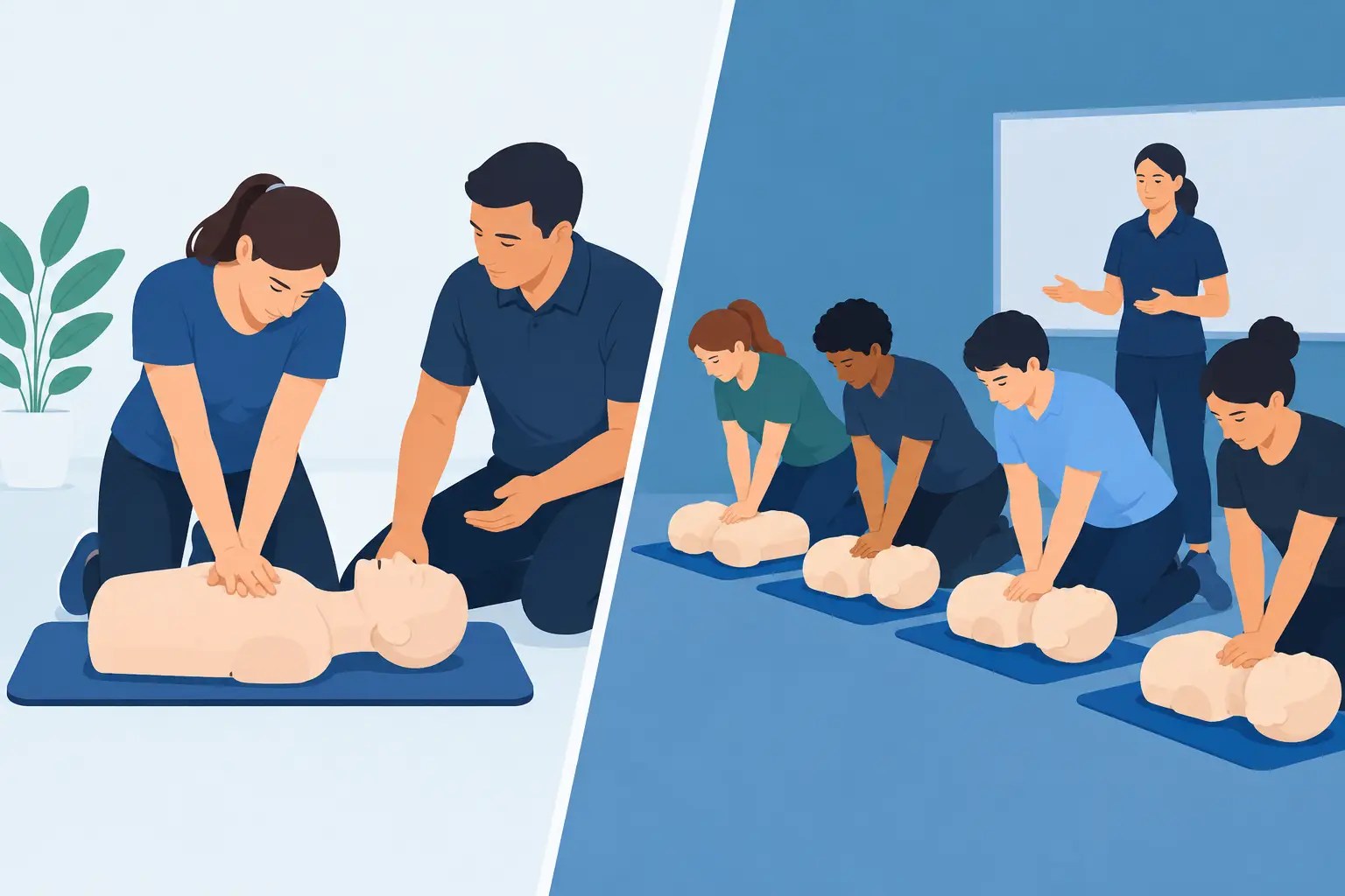 Individual Versus Group CPR Classes Compared