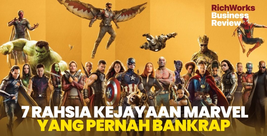 Kartun orang yang berjaya bergambar tangan elemen grafik gambar psd. 7 Rahsia Kejayaan Marvel Yang Pernah Bankrap