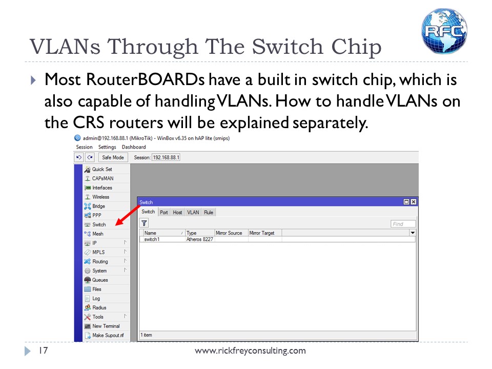 Using VLANs on RouterBOARDs (18)
