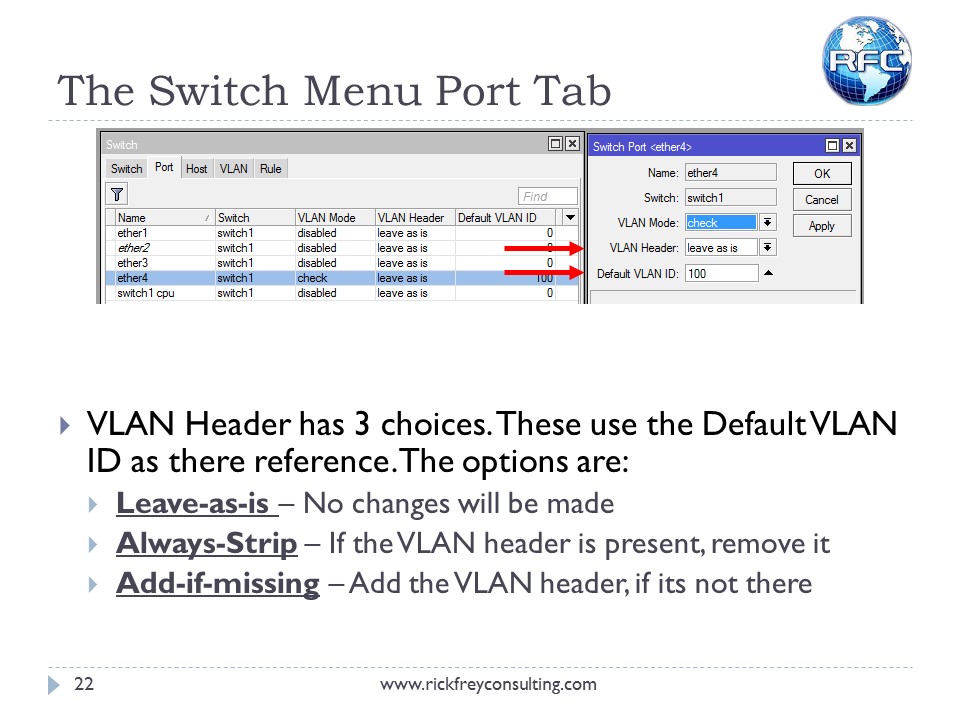 Using VLANs on RouterBOARDs (23)