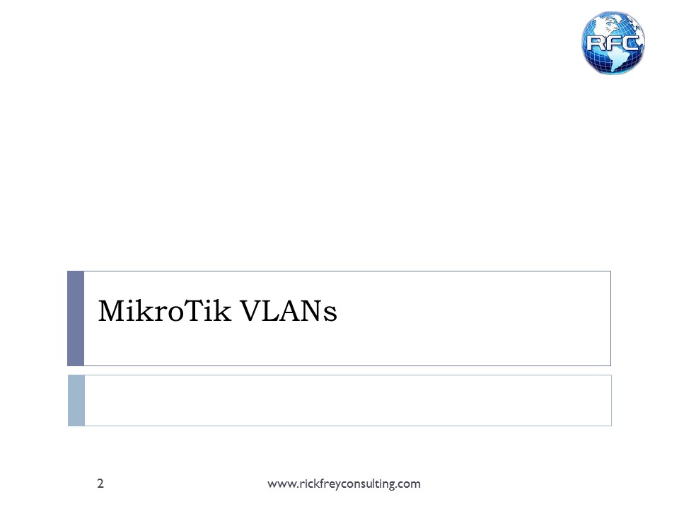 Using VLANs on RouterBOARDs (3)