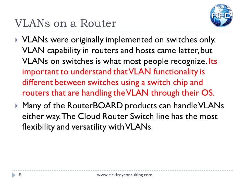 Using VLANs on RouterBOARDs (9)