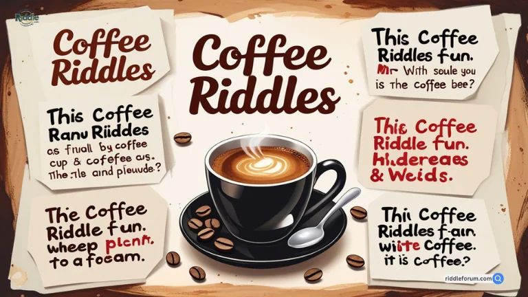 Coffee Riddles Riddle Spot - Dark Illustrations - Classic Retina Collection