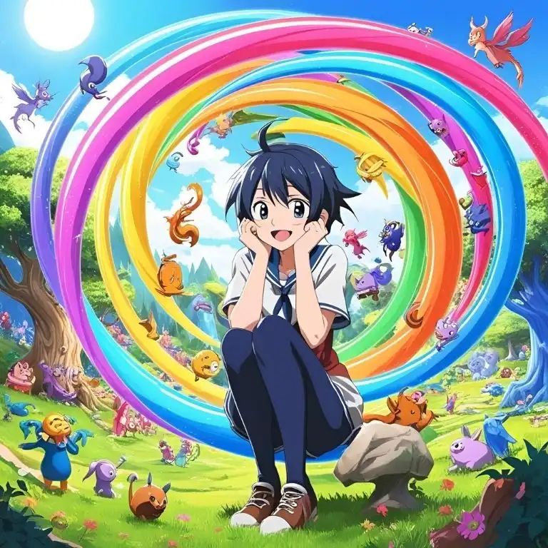 Anime Riddles Riddle Spot - Ultra HD Gradient Patterns for Desktop