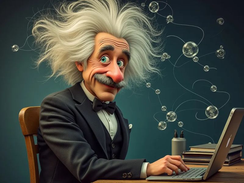 Einstein Thinkpenguin Com - Download High Quality Dark Art | Desktop