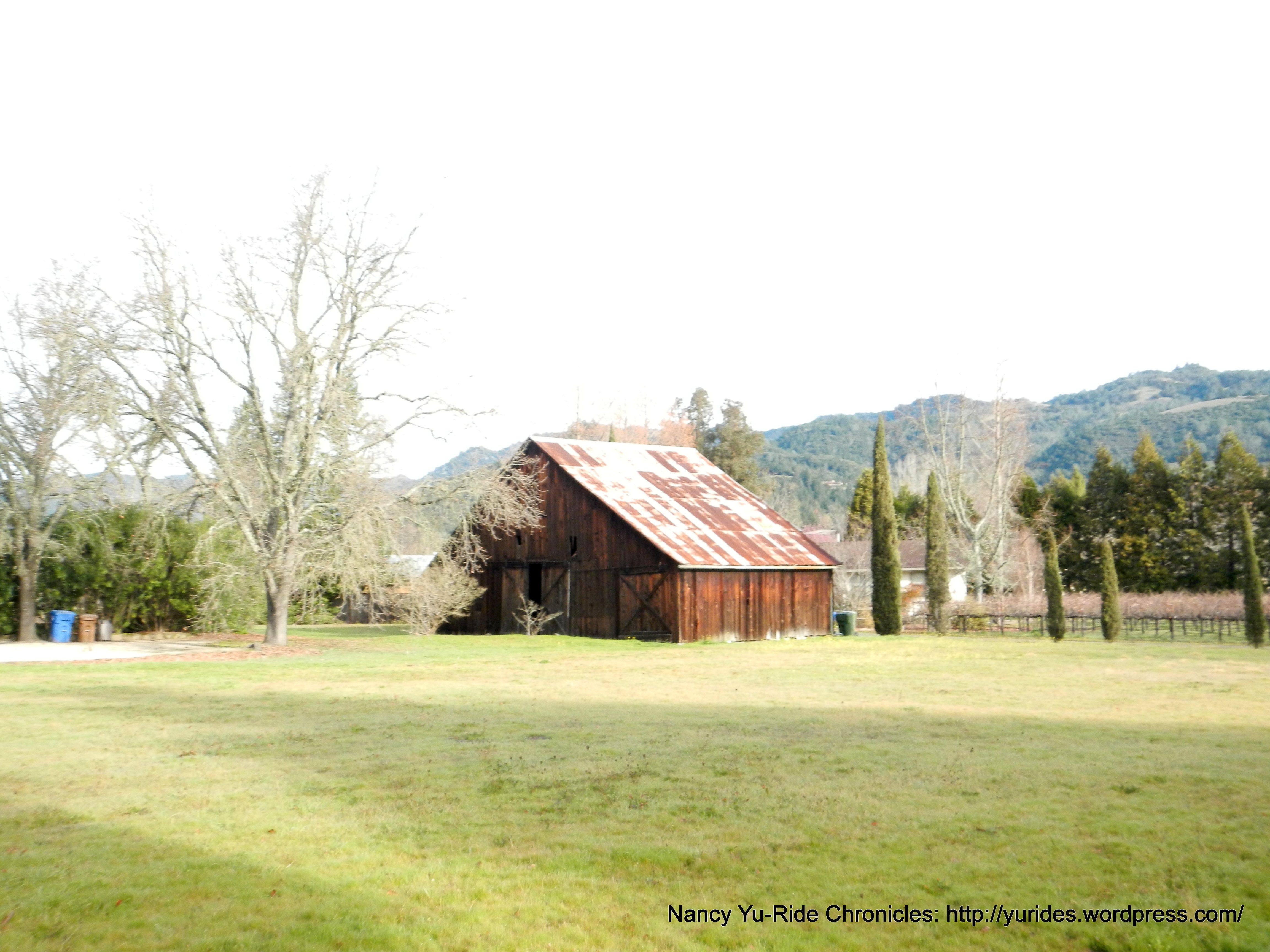 old barn off St Helena Hwy