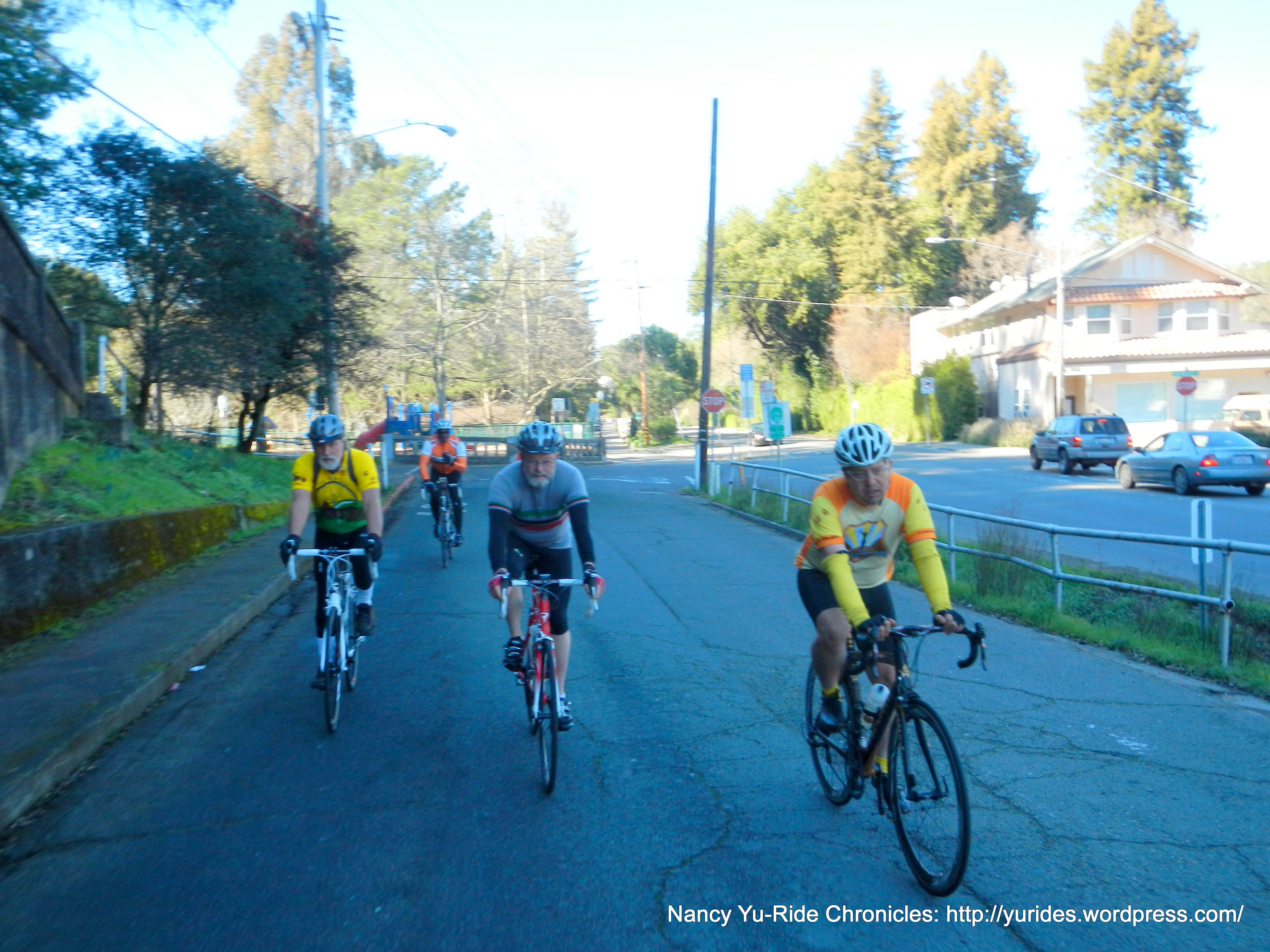 Bike route-San Anselmo