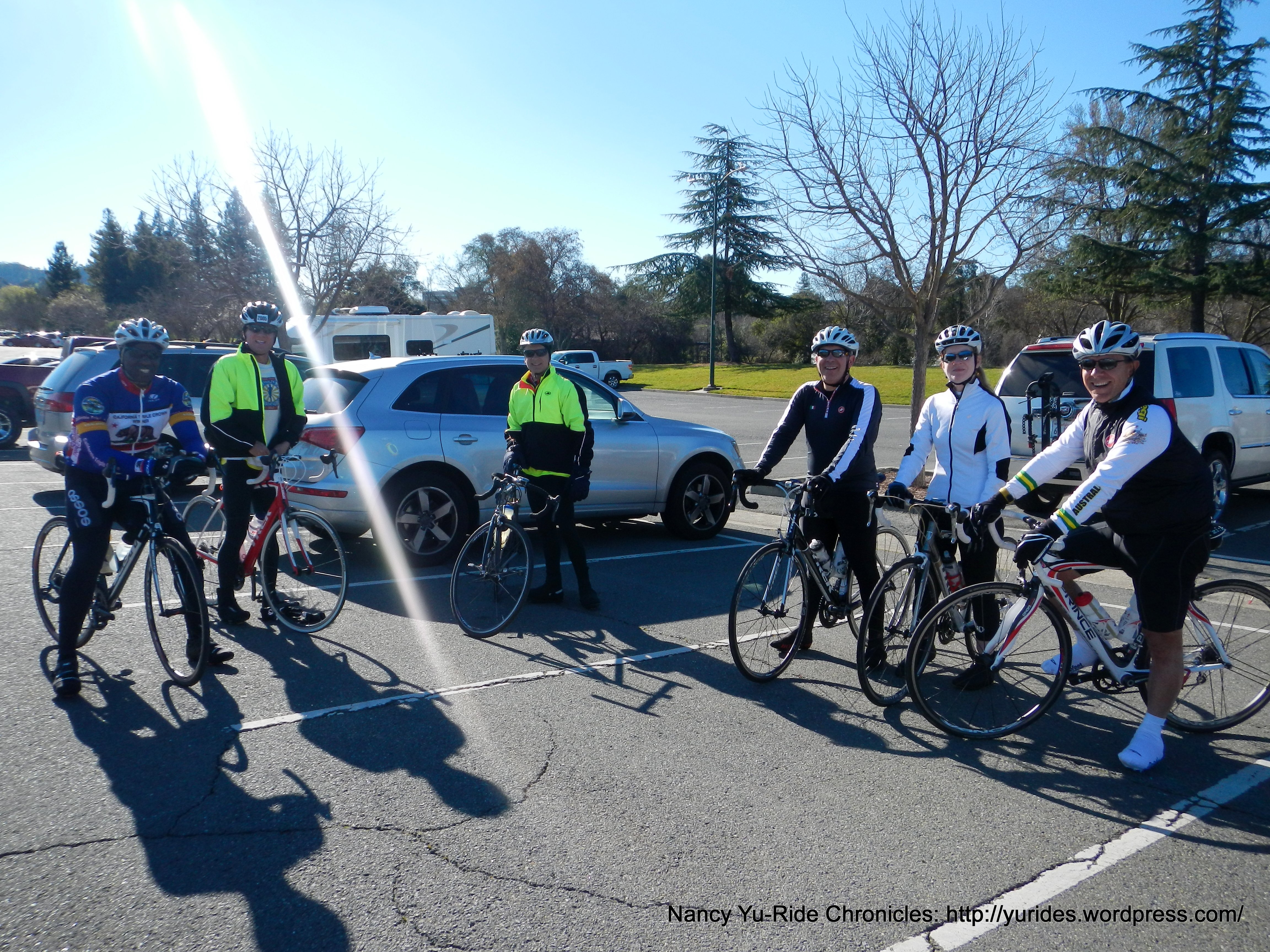 L-R, Michael, Charles, Brian, Mike, Suzanne & Joe at Heather Farm
