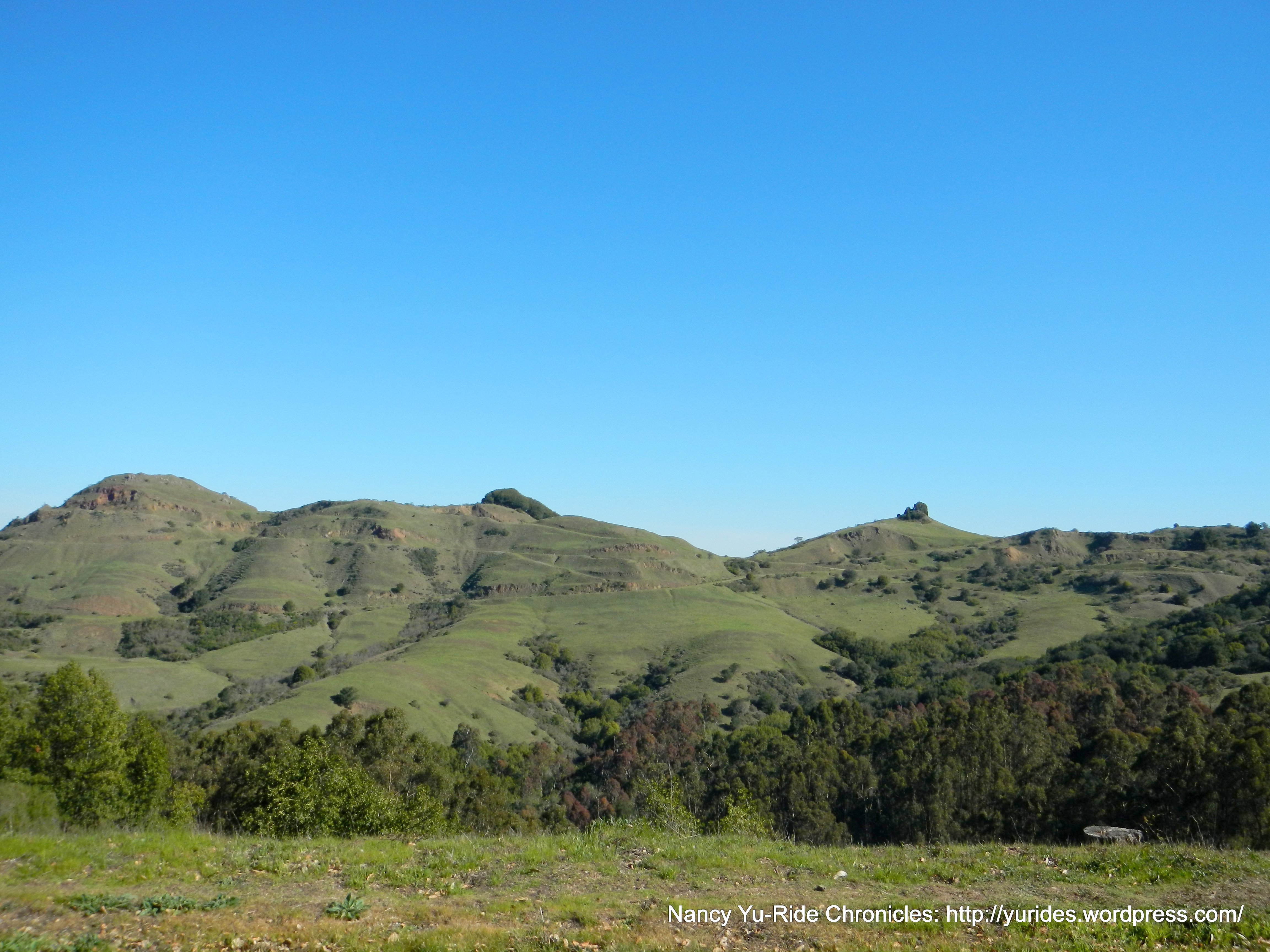 hills surrounding Sibley Preserve