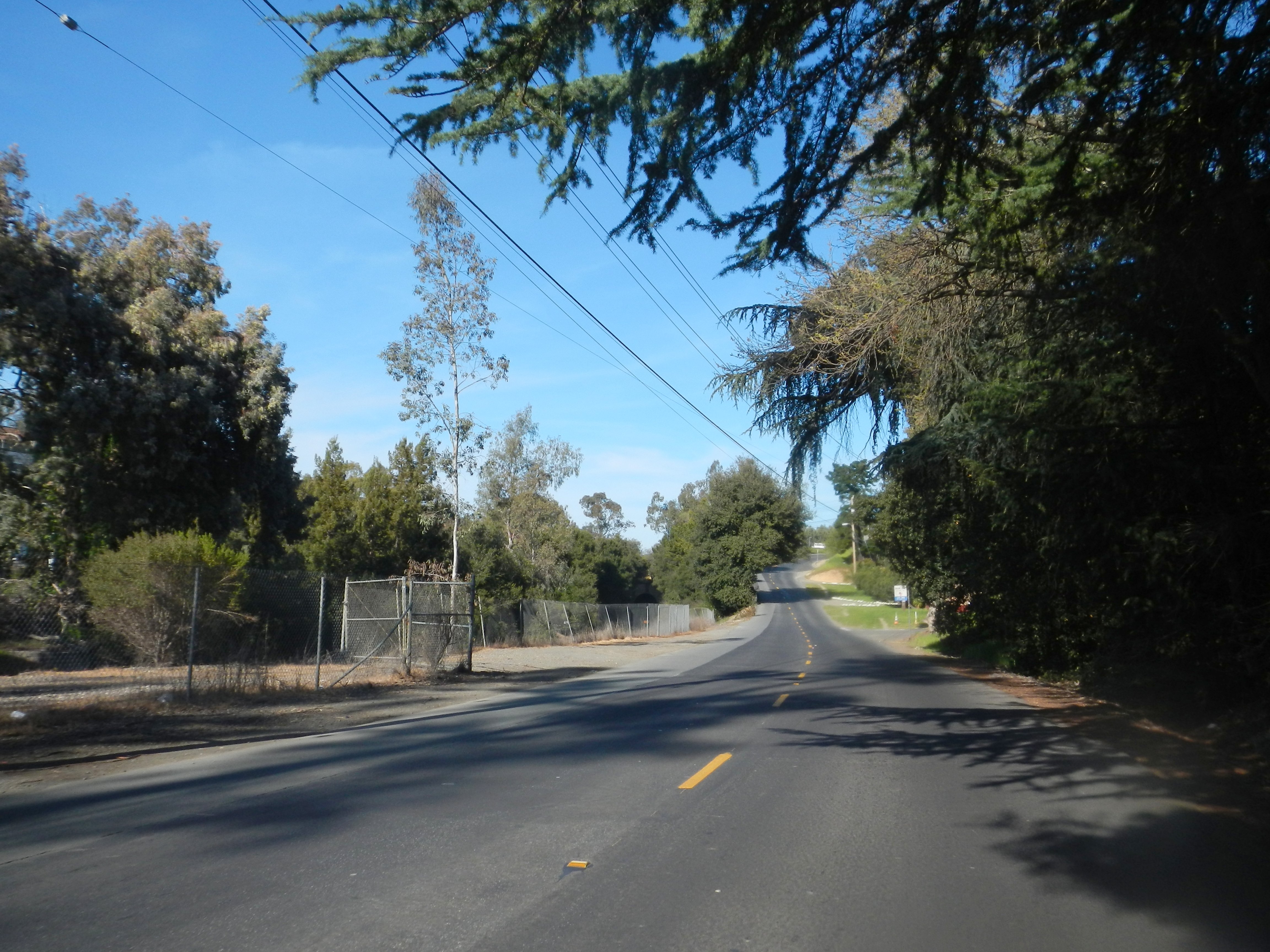 climb up Muir Station Rd