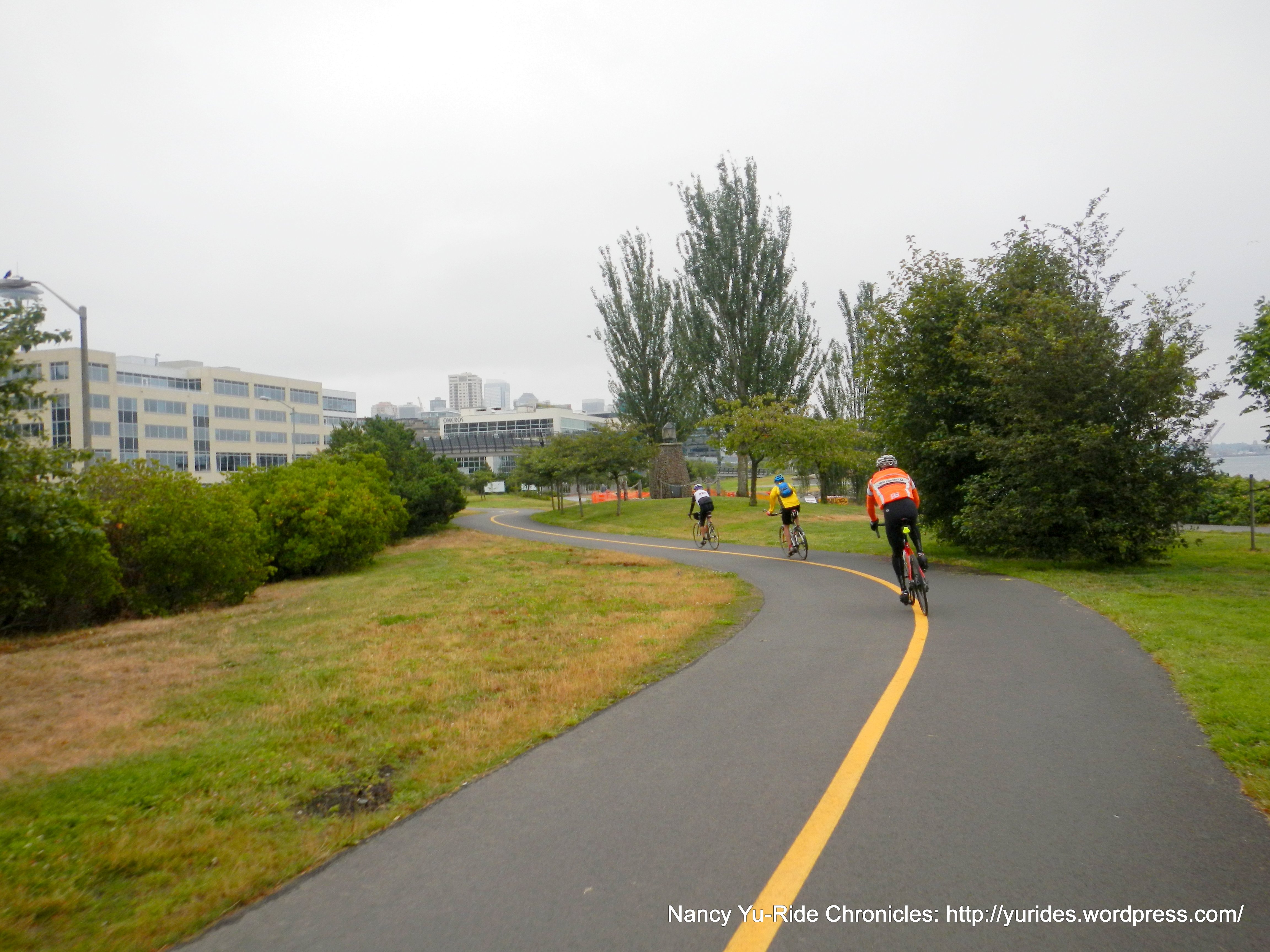 on the Elliot Bay Trail