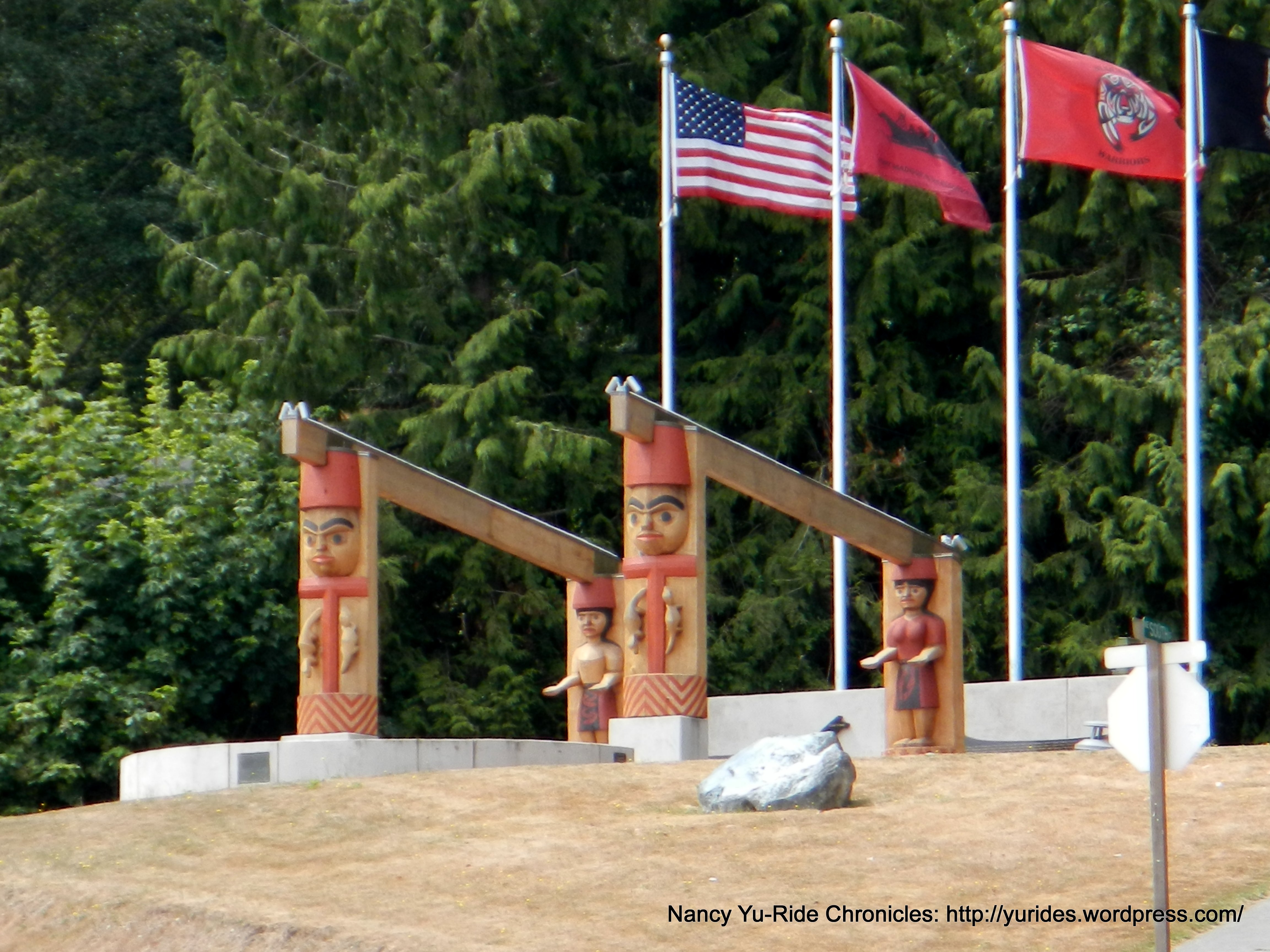 Suquamish totems