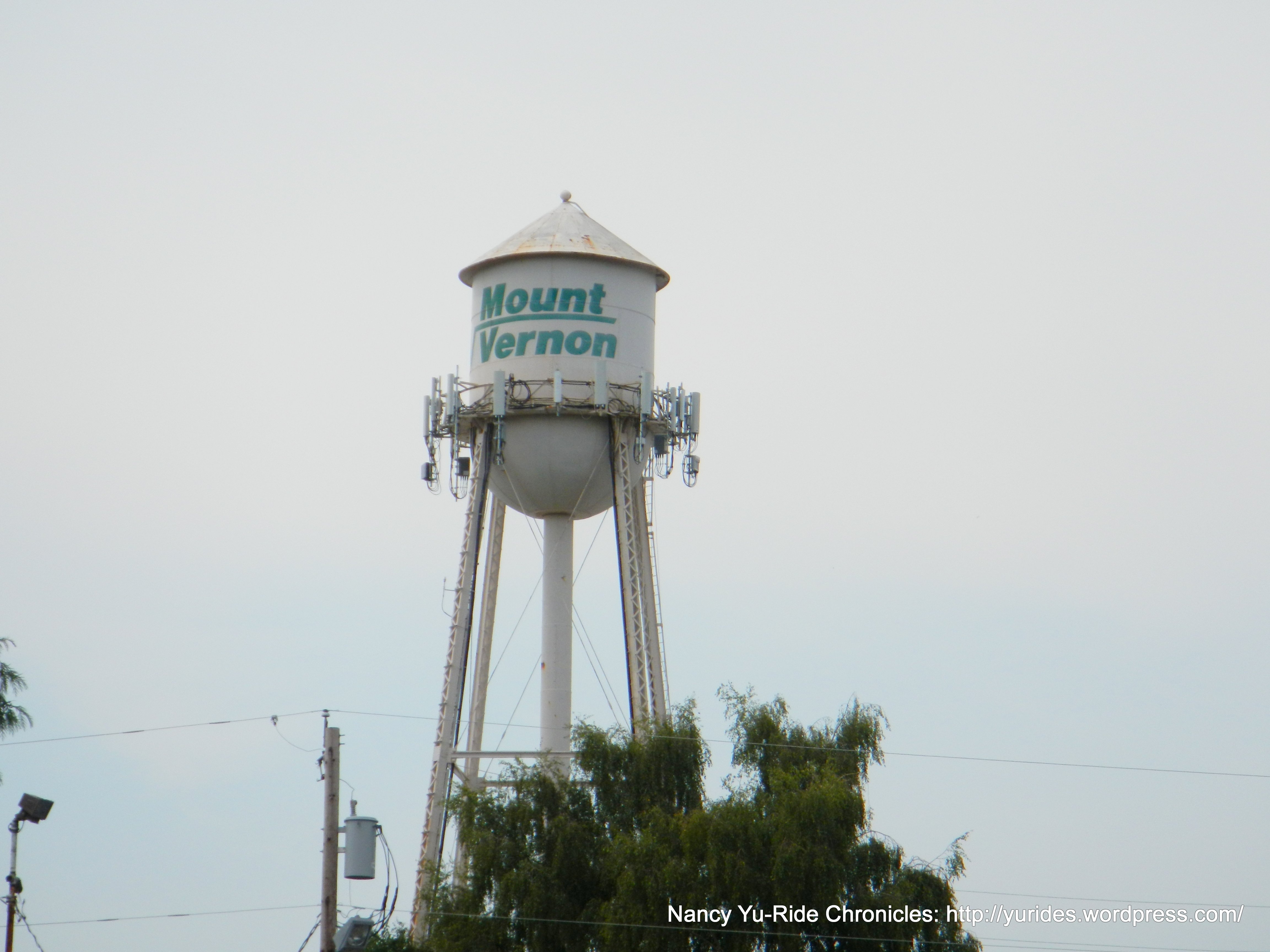 Mt Vernon water tower