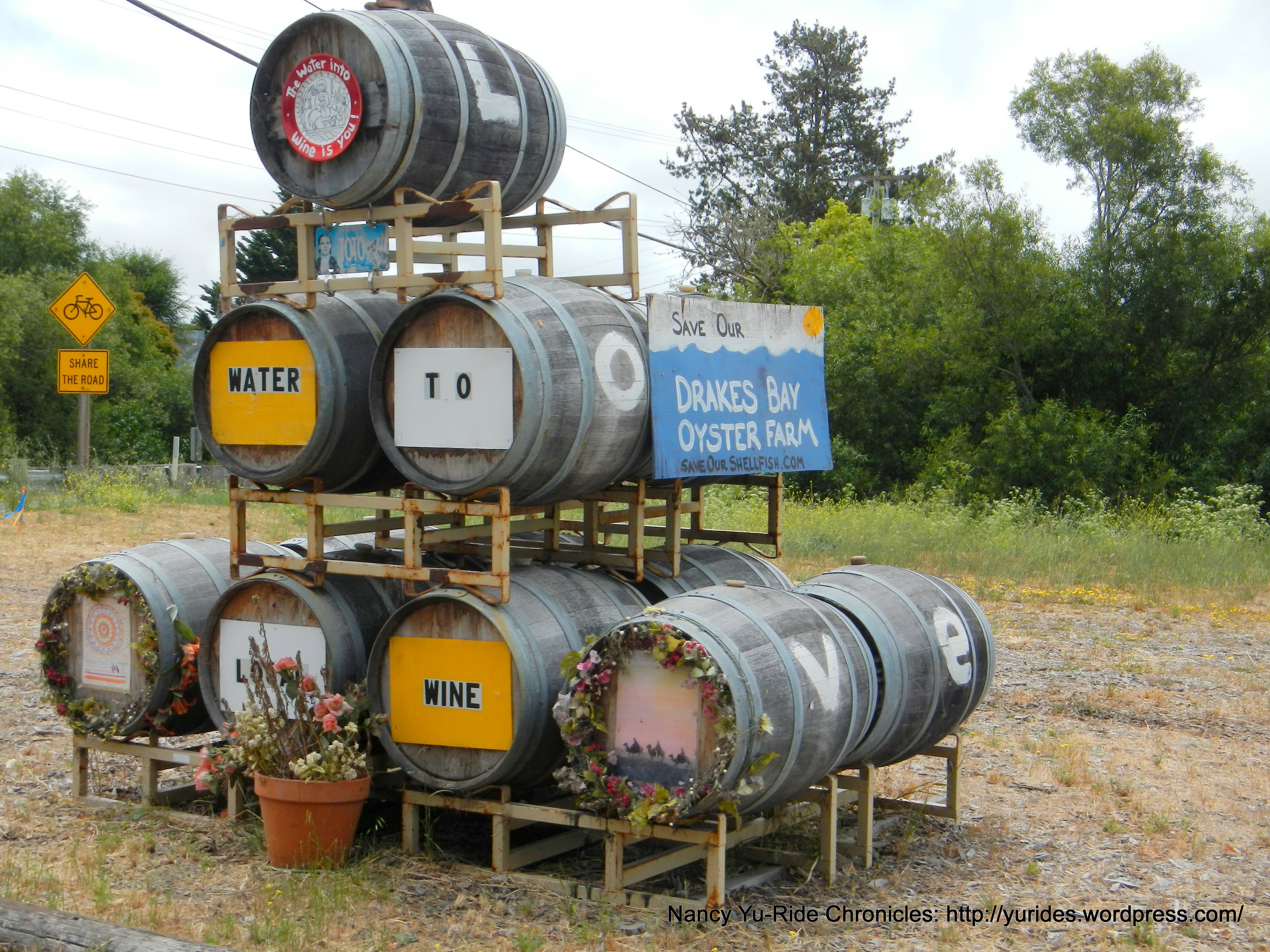 on Sir Francis Drake Blvd