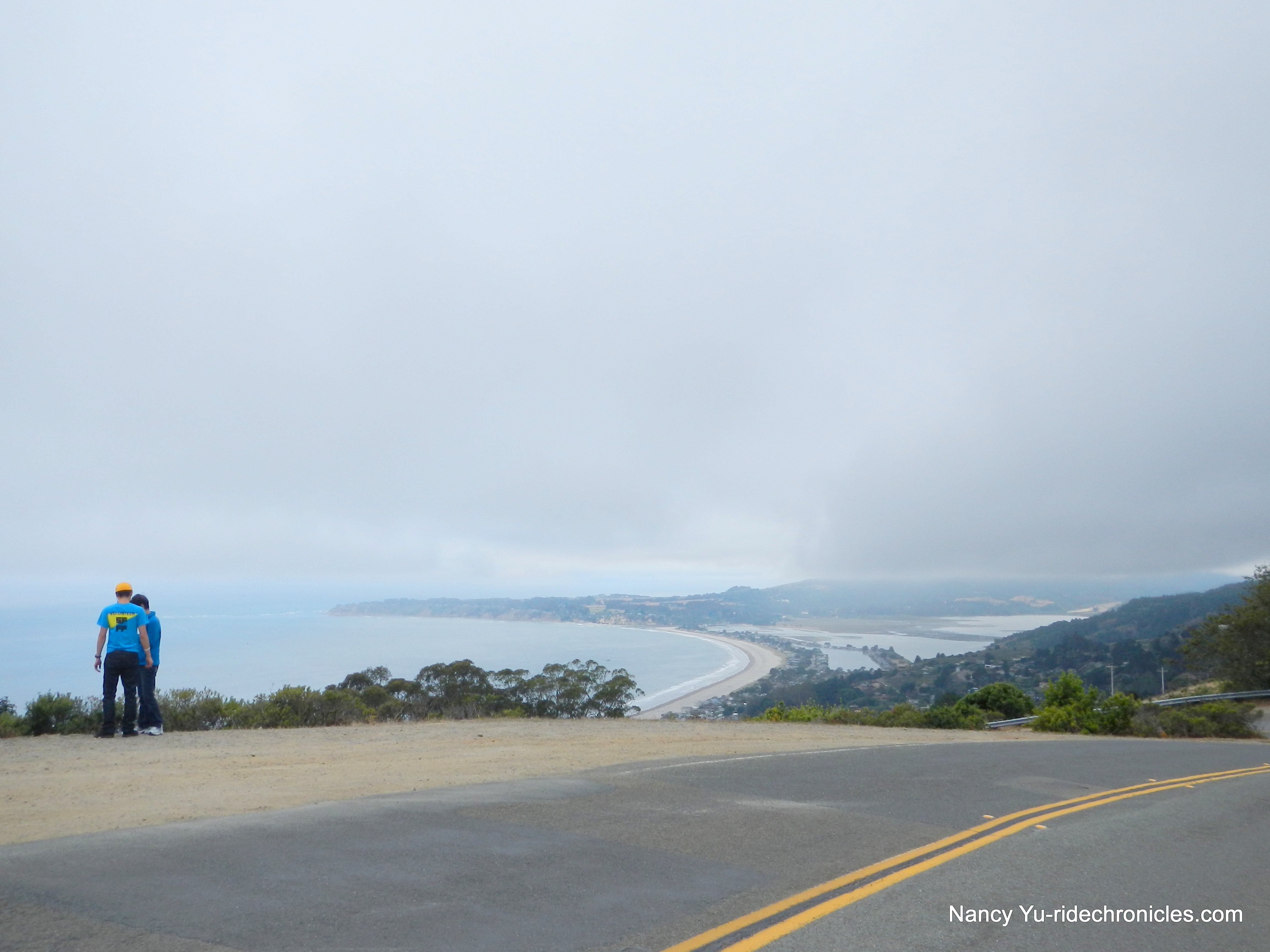 panoramic hwy view of stinson beach
