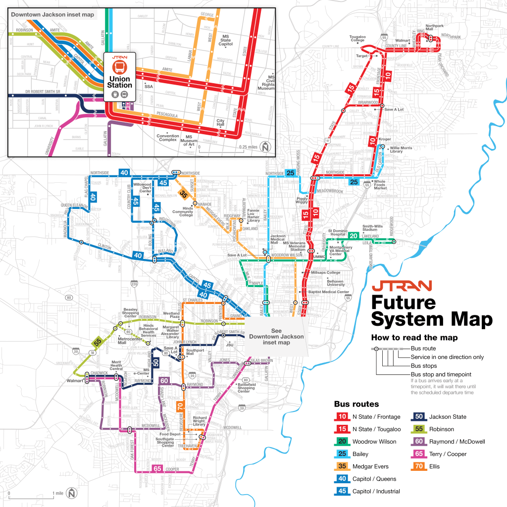 Coming In 2024 Redesigned Bus Routes Citywide JTRAN 2024 System Map.