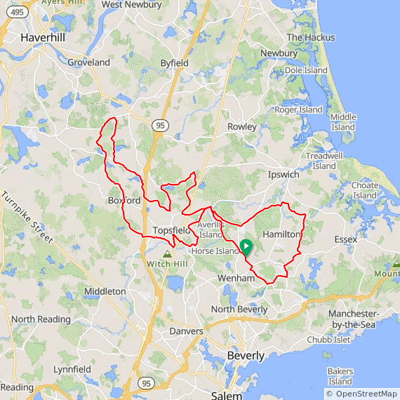 Old Stone Walls ride, 41 miles