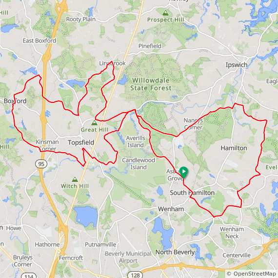 Old Stone Walls ride 33 miles