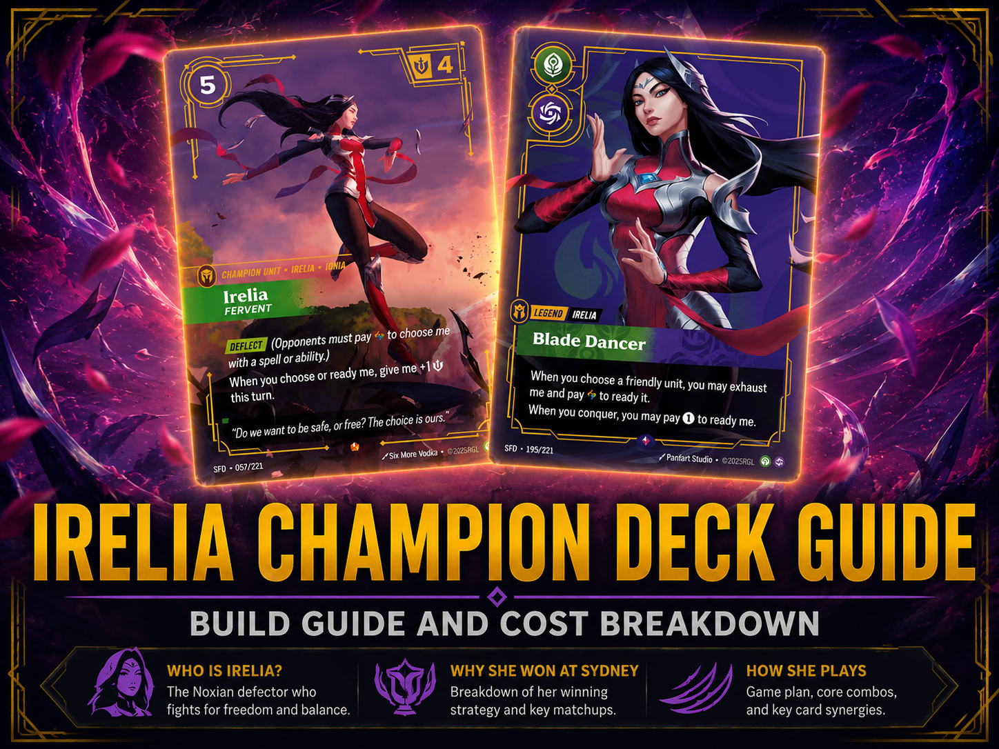 Riftbound Irelia Champion Guide