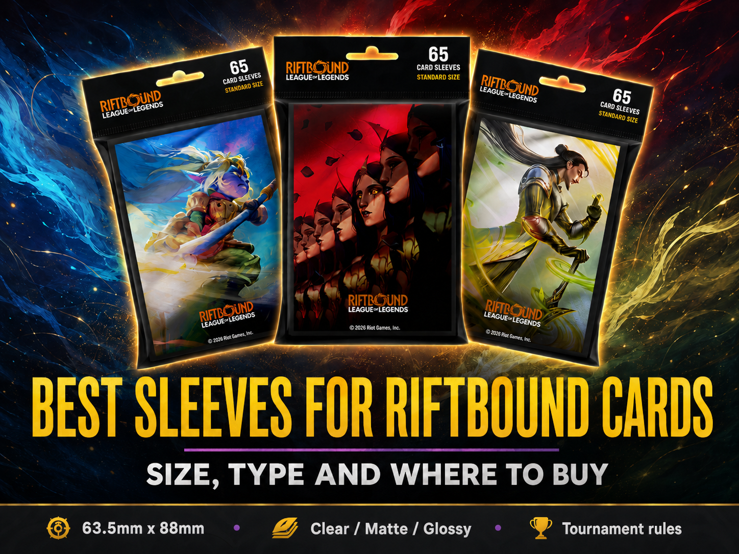 riftbound card dimensions mm Playmat for Beginners - 24