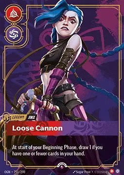 Jinx Loose Cannon Organized Play Promo card