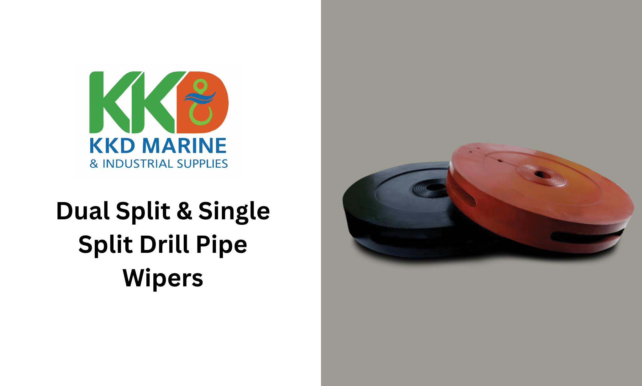KKD Marine & Industrial Supplies – Dual Split & Single Split Drill Pipe Wipers | Rig Consumables