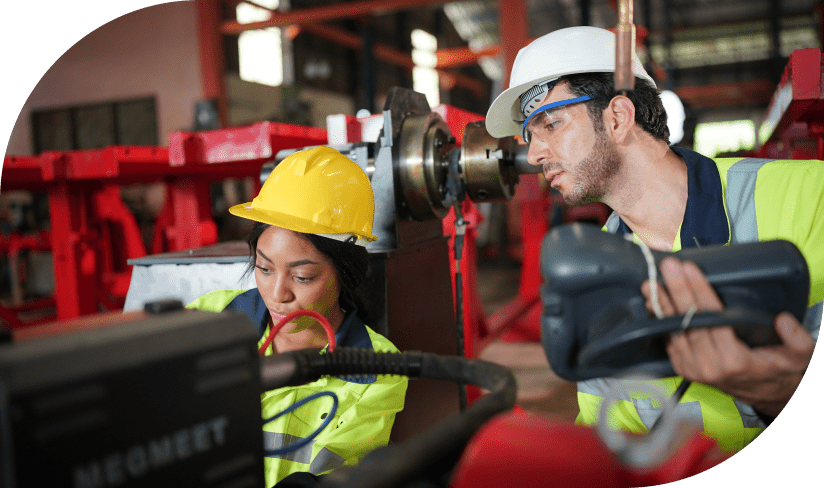 robotics engineer working on maintenance