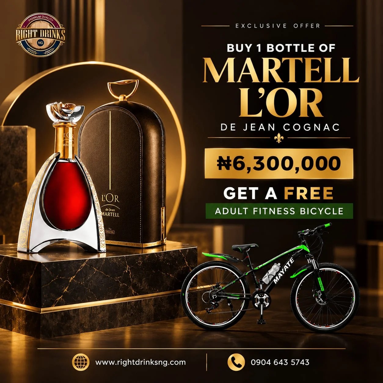 Martell L'or de Jean Cognac Promo