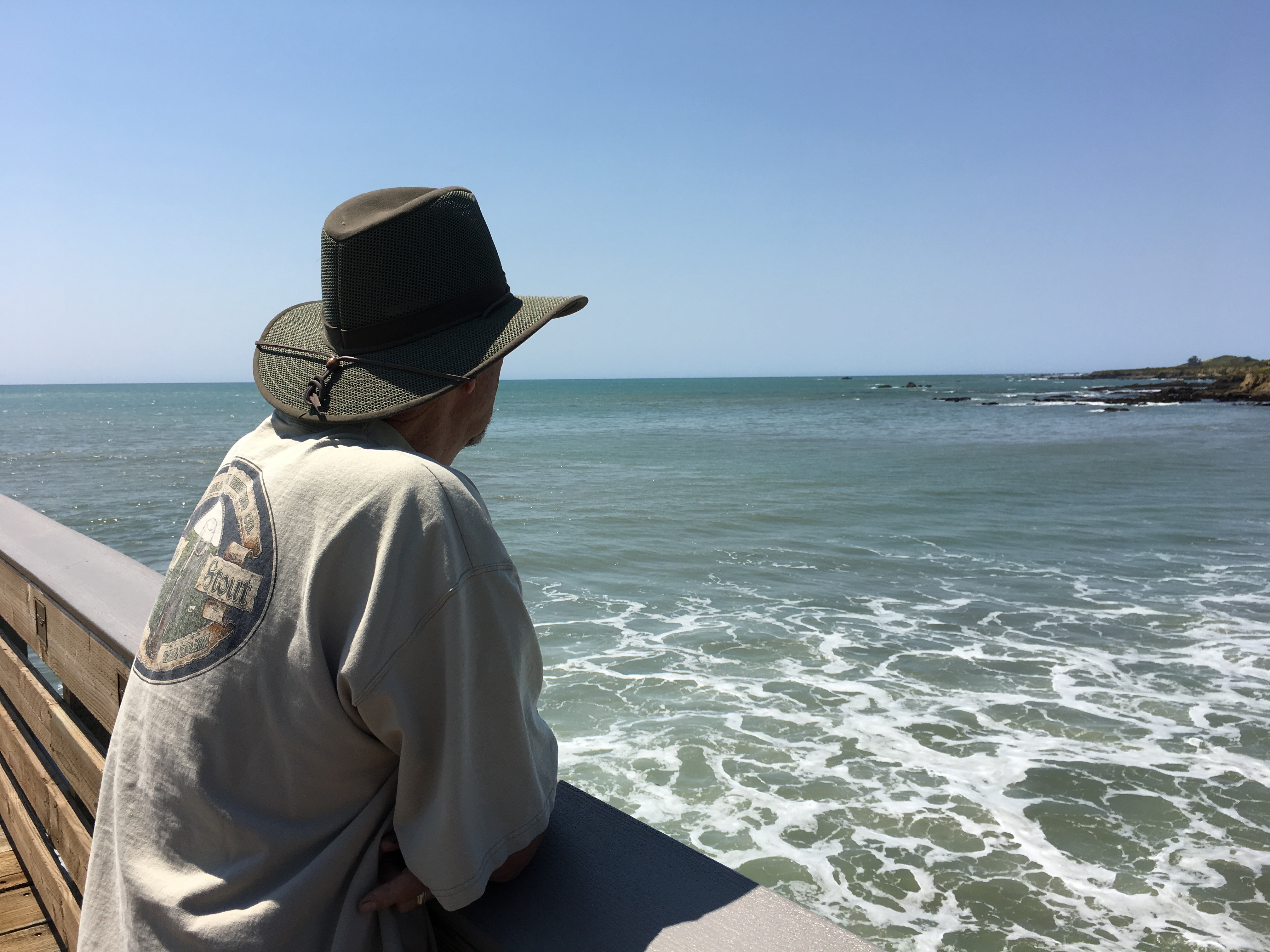 Tom on Cayucos Pier