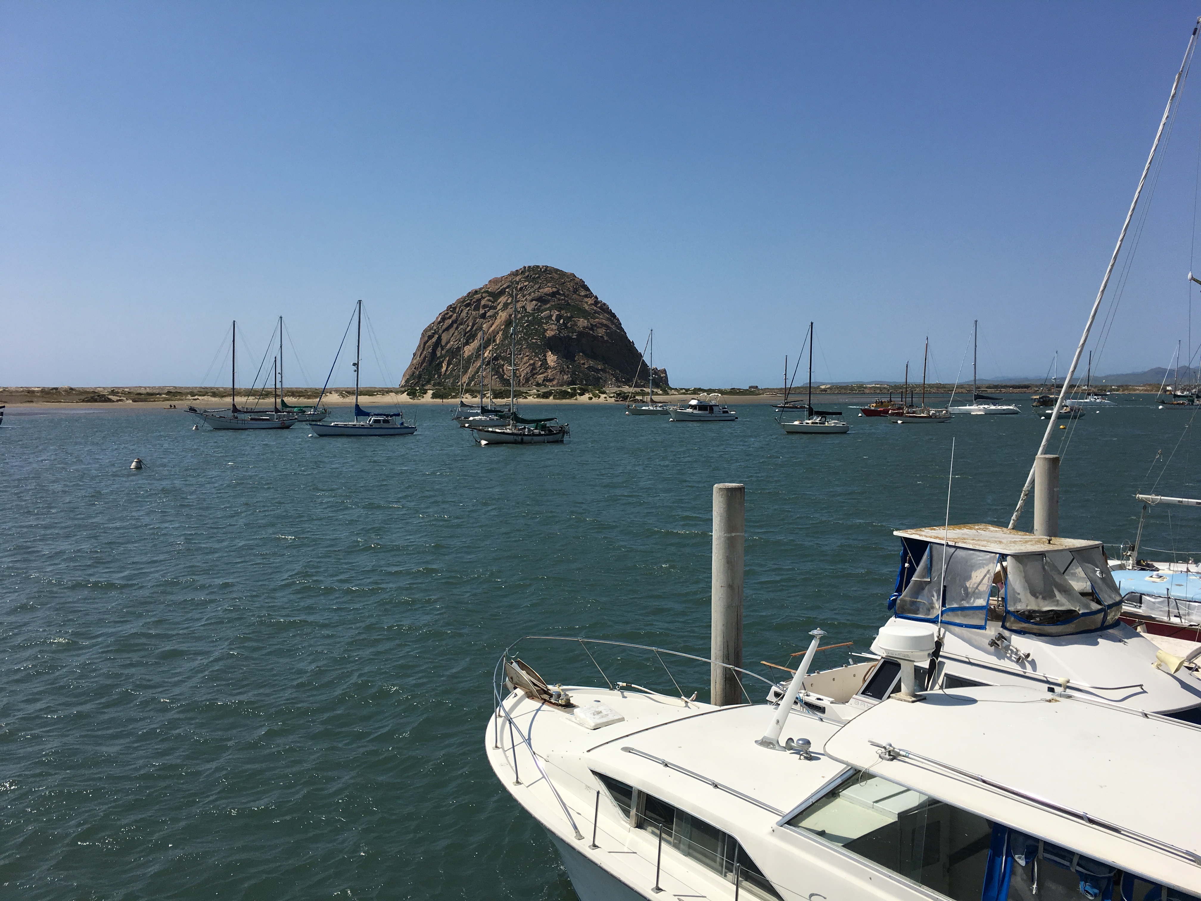 Morro Rock in Morro Bay