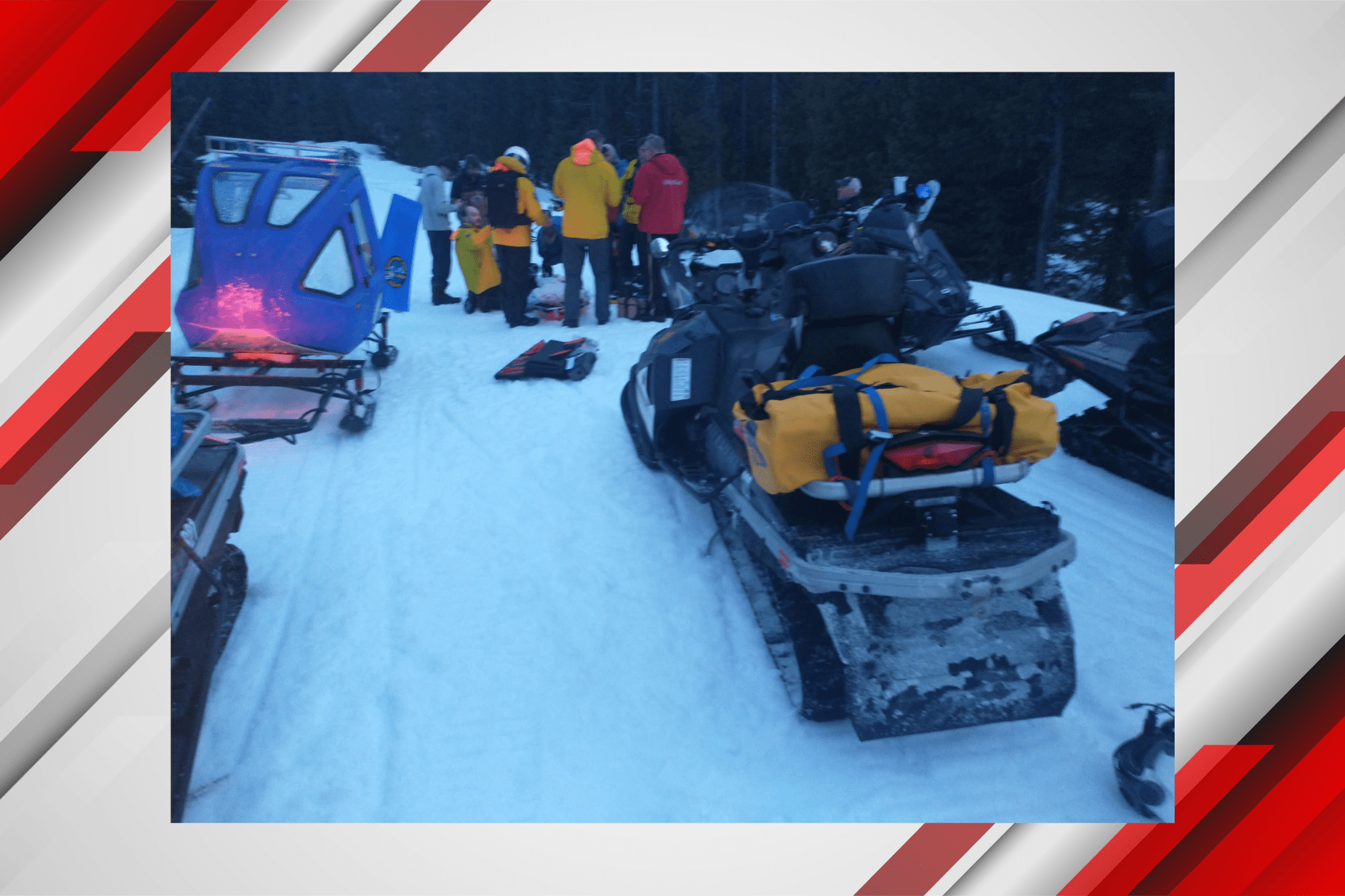Deschutes Snowmobile Rescue