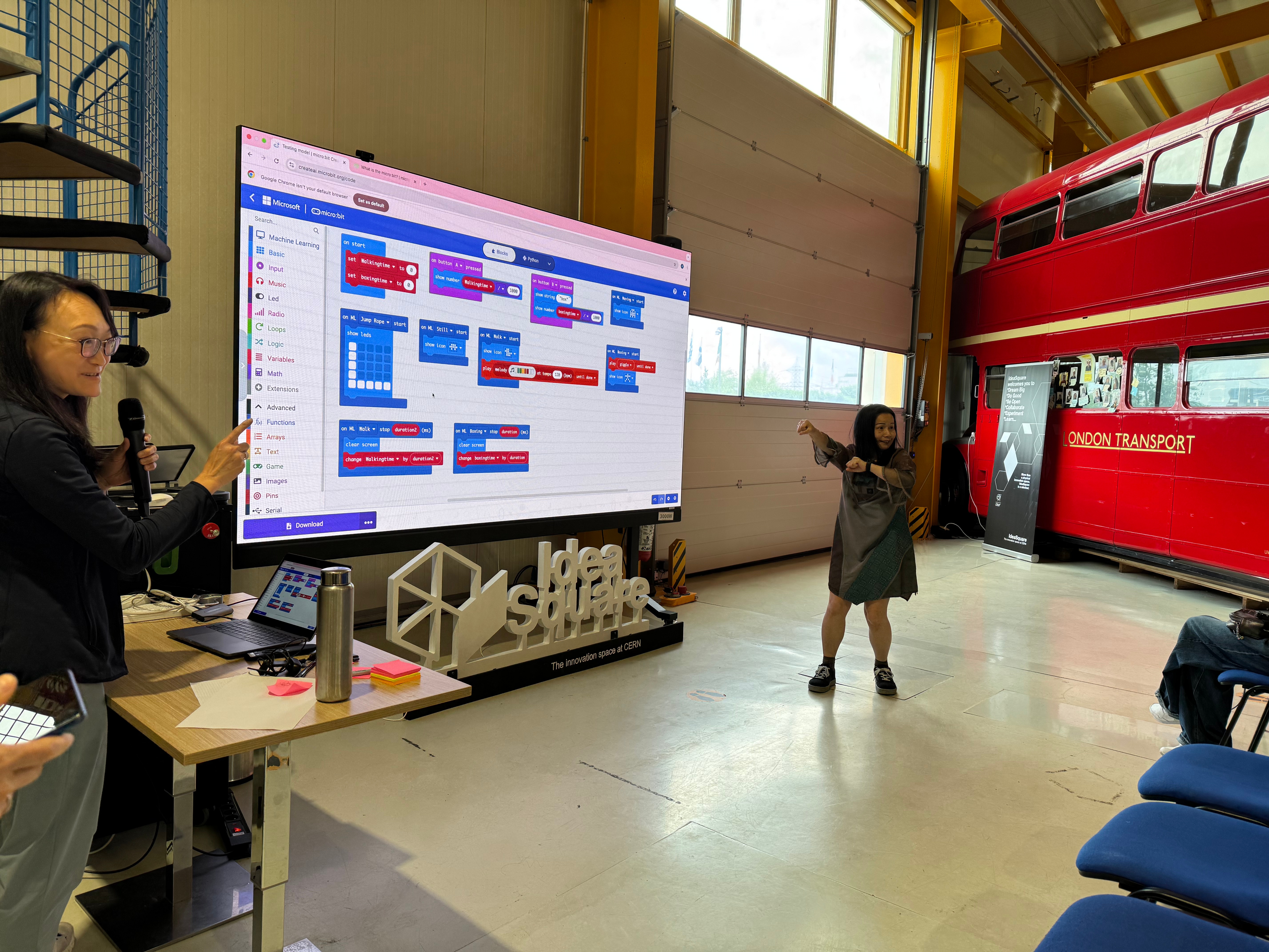 ‘Women in Motion’ workshop at CERN IdeaSquare