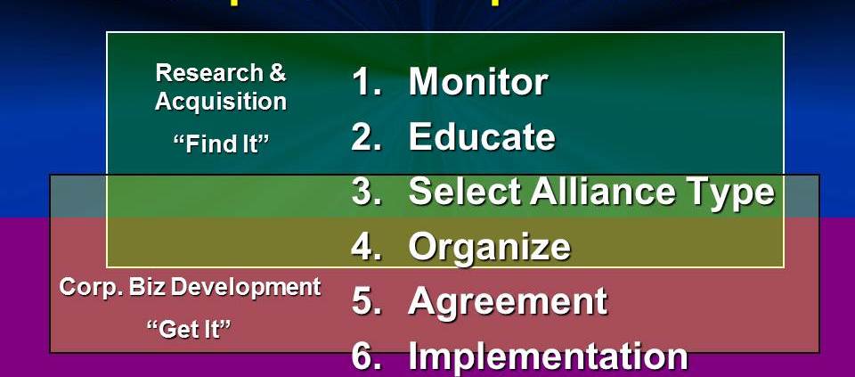 Rigsbee Steps to Successful Alliance Development