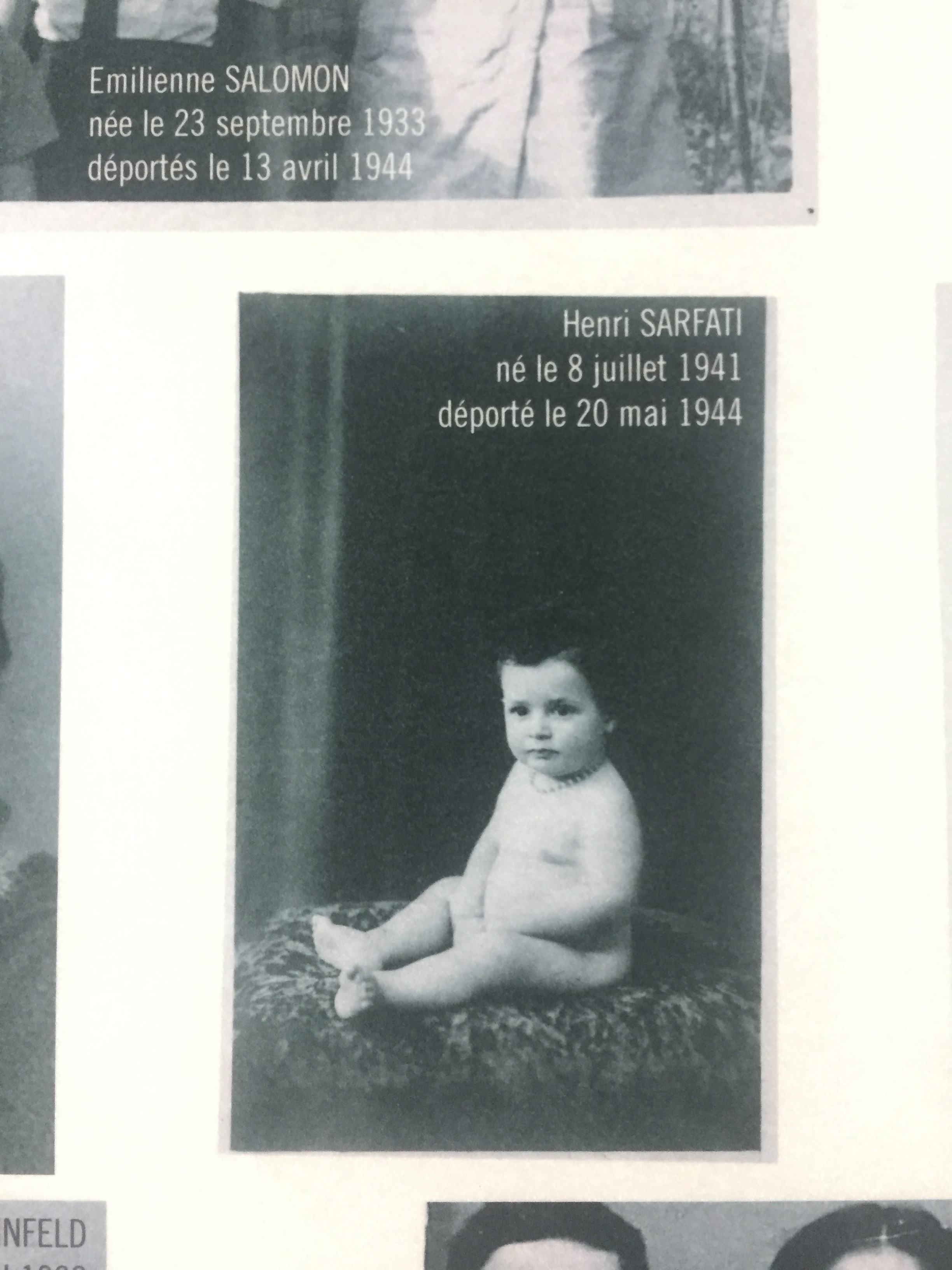 this photo choked me up. one of the eleven thousand children deported from france. she never returned home.