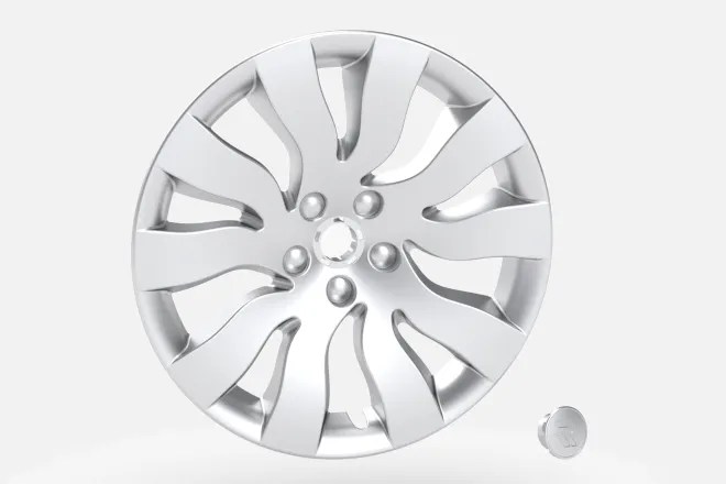 Orbital Silver for 2017-2023 Tesla Model 3 (x4) - Rimetrix