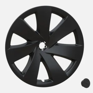 Rimetrix Laminar Black Wheel Covers Hub Caps for Tesla Model Y