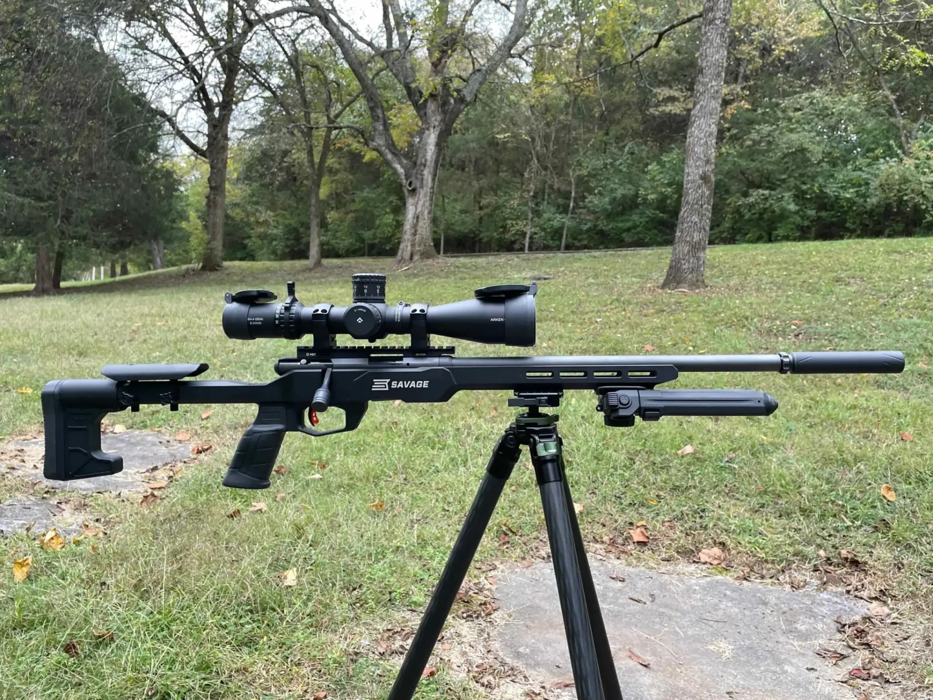 savage b22 rifle setup