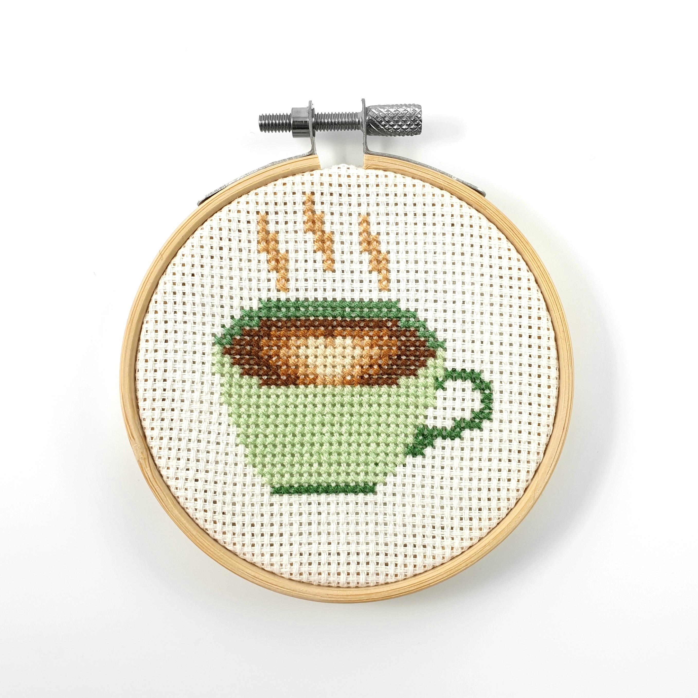 coffee cross stitch pdf pattern